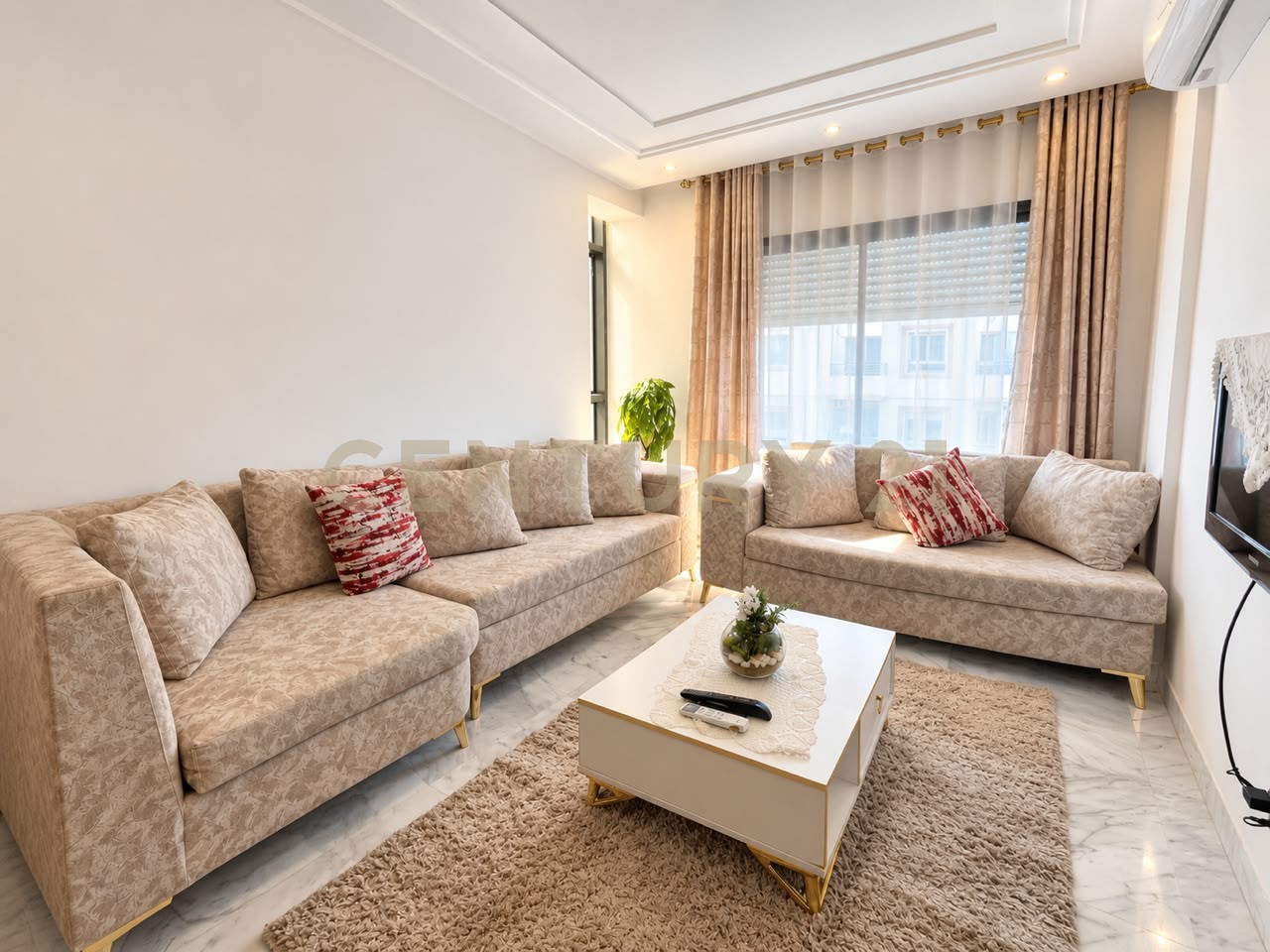 À louer appartement S+2 meublé Les berges du Lac 2