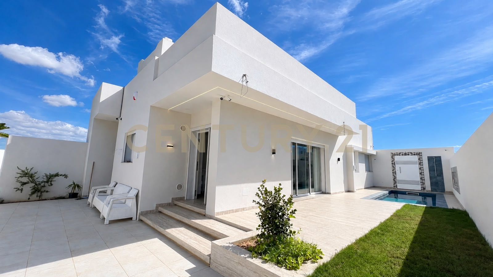 À louer villa S+2 meublé Hammamet Nord