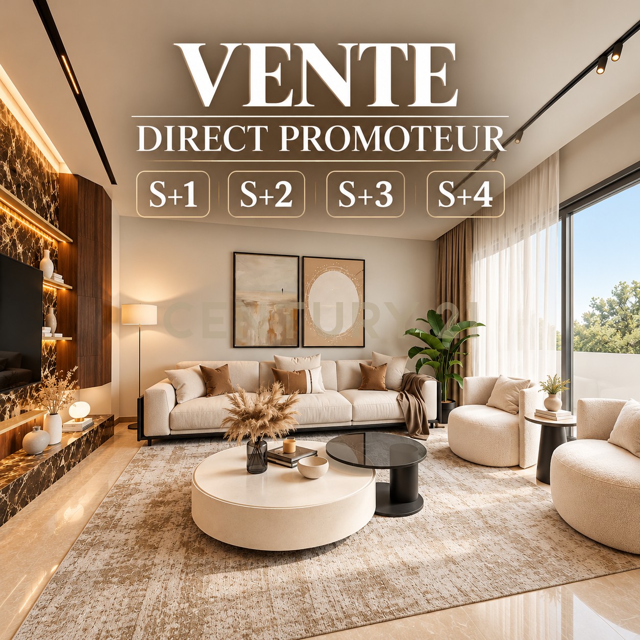À Vendre Appartements S+1-S+2-S+3-S+4 La Perle du Lac