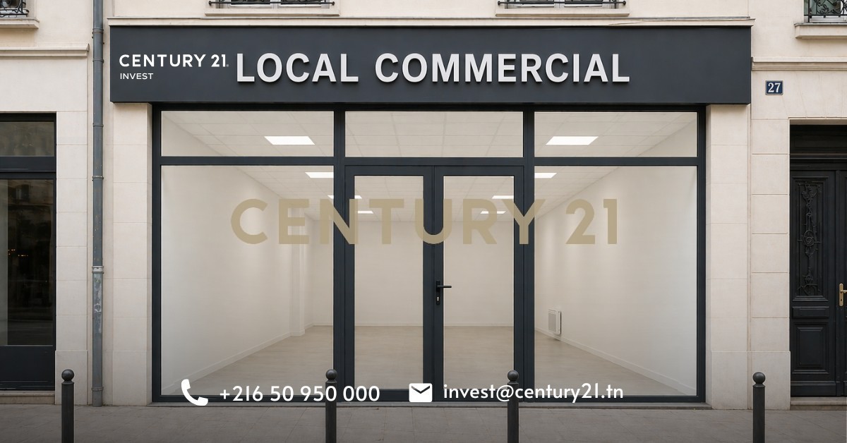 À louer: Local commercial de 15m² en Gérance libre à Ain Zaghouan sud