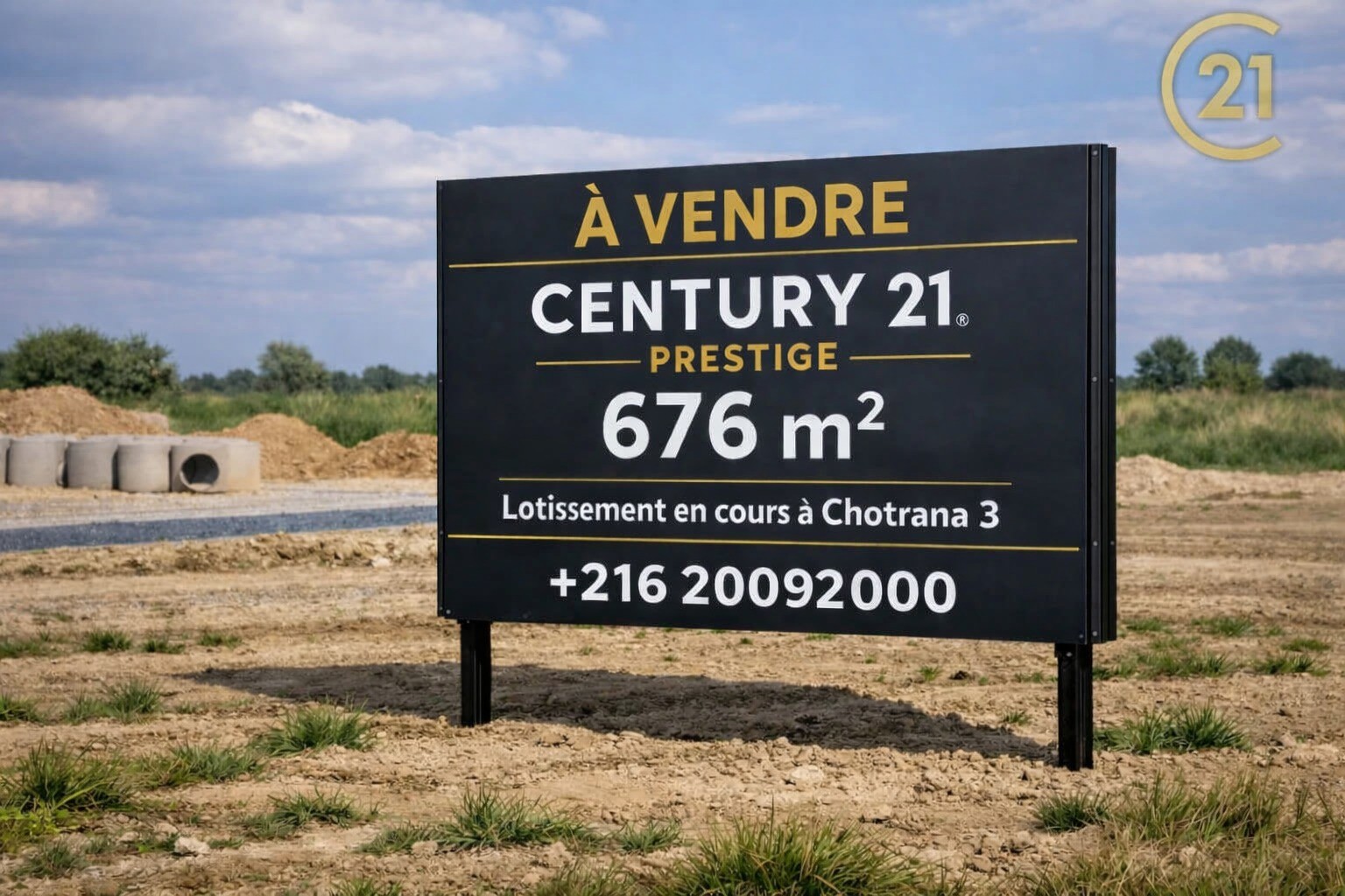 Terrain à Vendre – Chotrana 3